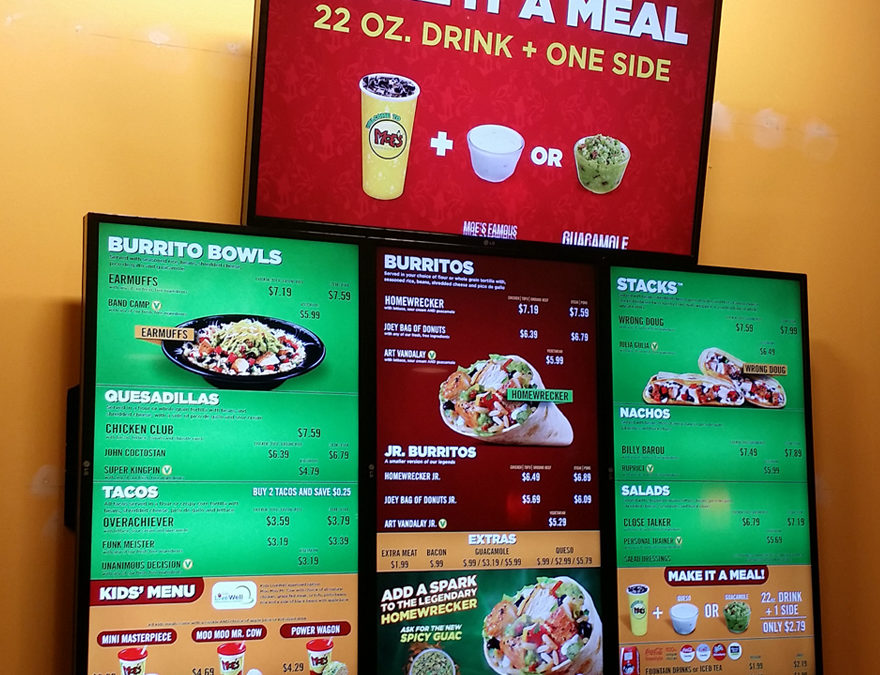 How Many Digital Menu Boards Do I Need?